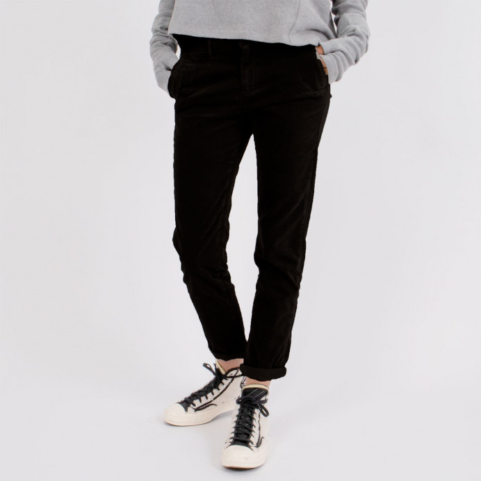 Hod Paris Pantalon straight en velours ras Strauss