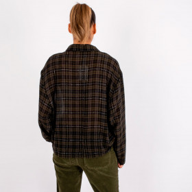 Chemise à carreaux en viscose Judith