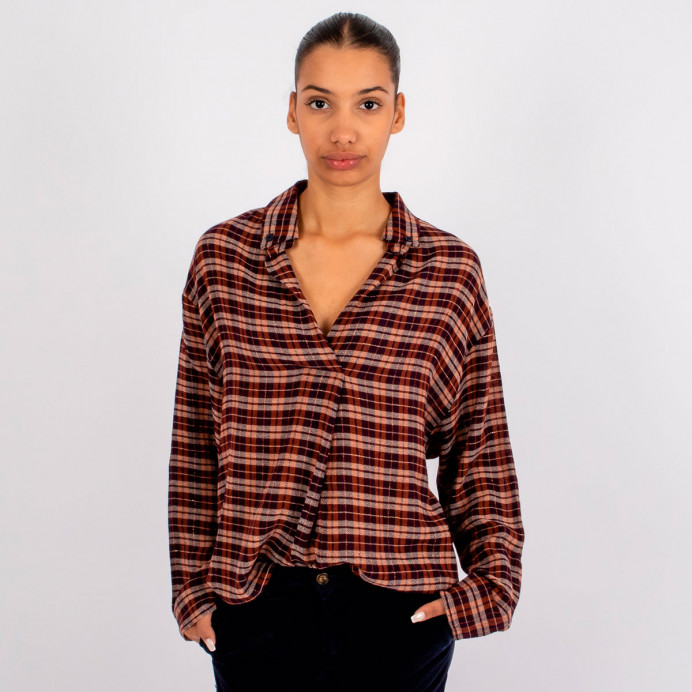 Hod Paris Chemise à carreaux en viscose Judith