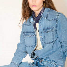 Chemise en Jean Coquelicot California