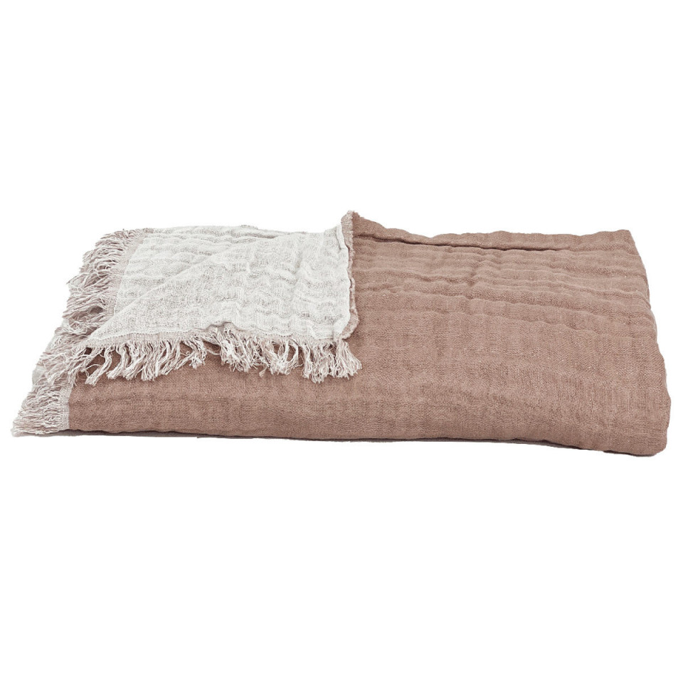 Plaid BAYA Lin et Coton - 135X200 