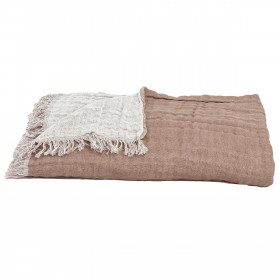 Plaid BAYA Lin et Coton - 135X200 