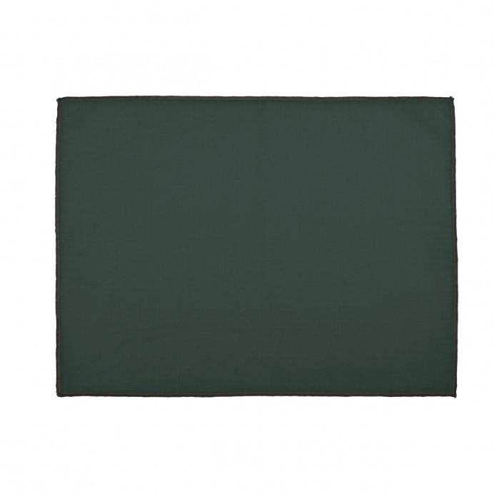 Harmony Textile - Haomy Set de Table BORGO en Lin Enduit - 35X48