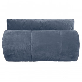 Couvre Lit MOKI en Velours Matelassé Doublé Microfibre  