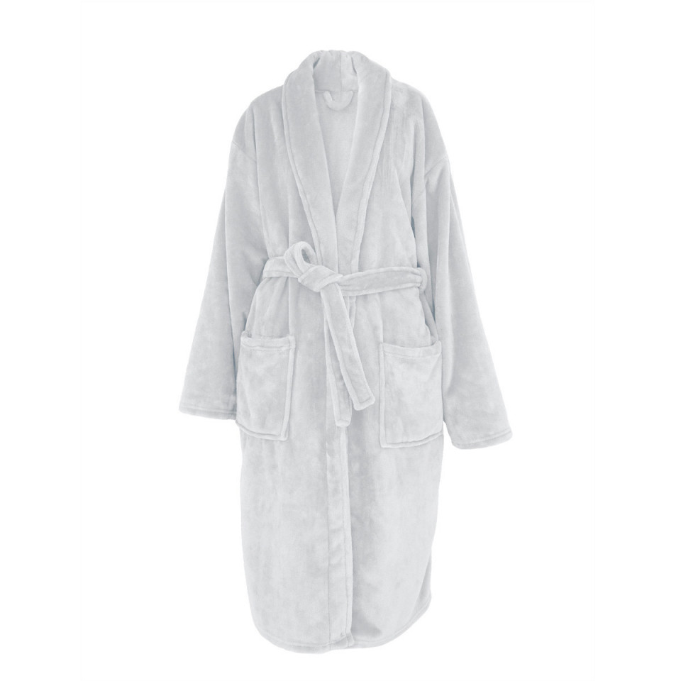 Peignoir DORIS en Velours Polyester Col Châle 