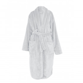 Peignoir DORIS en Velours Polyester Col Châle 