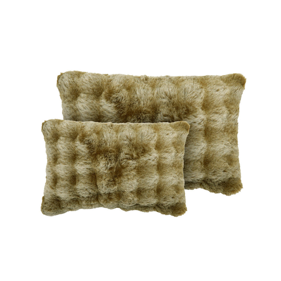 Coussin ASTRAKAN Fausse Fourrure 