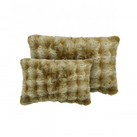 Coussin ASTRAKAN Fausse Fourrure 