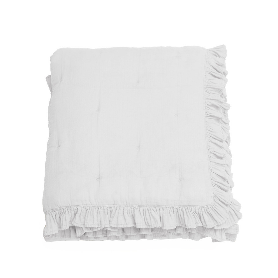 Edredon Carré ELSA en Mousseline de Coton - 150x150 