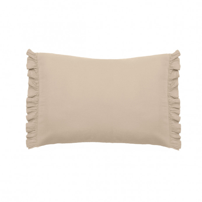 Vent du Sud Housse de Coussin ELSA en Mousseline de Coton
