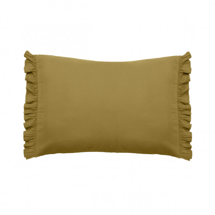 Vent du Sud Housse de Coussin ELSA en Mousseline de Coton