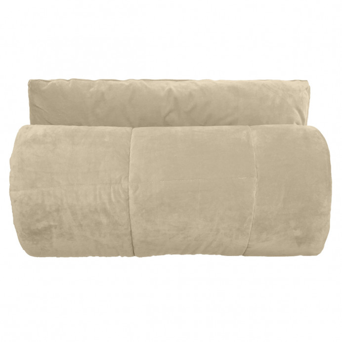 Vent du Sud Edredon carré MOKI en Velours Matelassé - 150x150