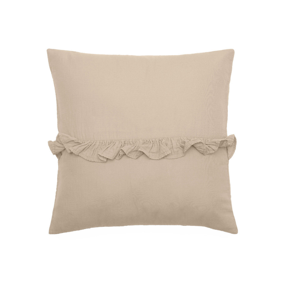 Housse de Coussin ELSA 2 en Mousseline de Coton 
