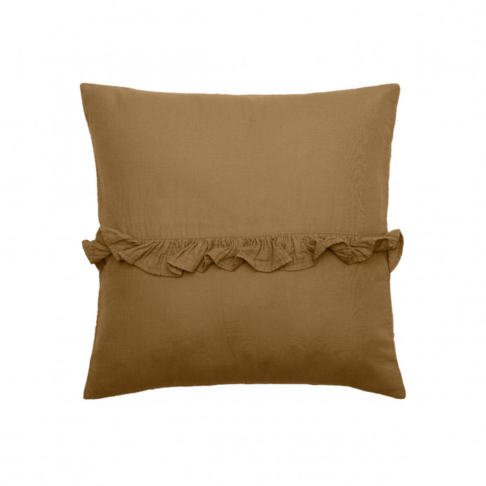 Vent du Sud Housse de Coussin ELSA 2 en Mousseline de Coton