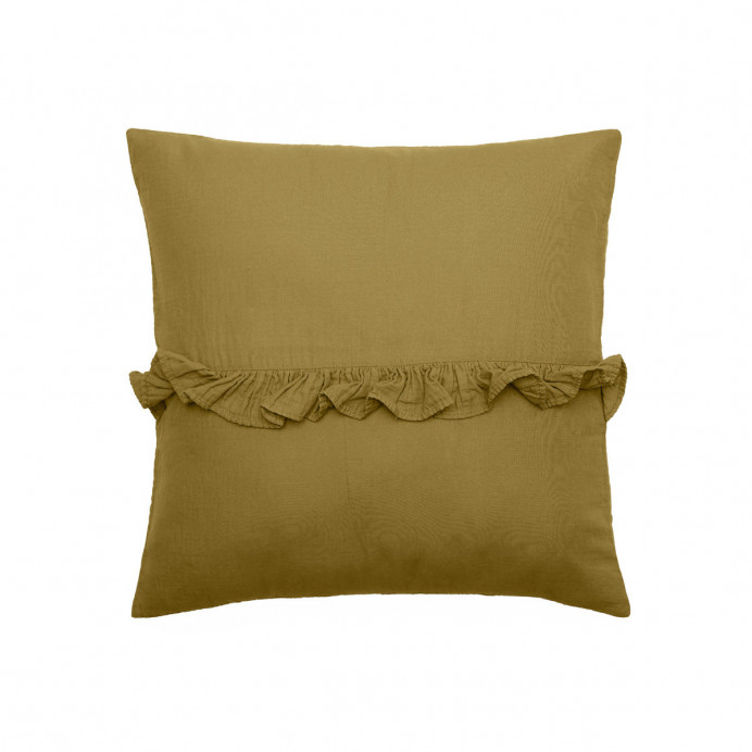Vent du Sud Housse de Coussin ELSA 2 en Mousseline de Coton