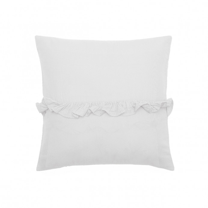 Vent du Sud Housse de Coussin ELSA 2 en Mousseline de Coton