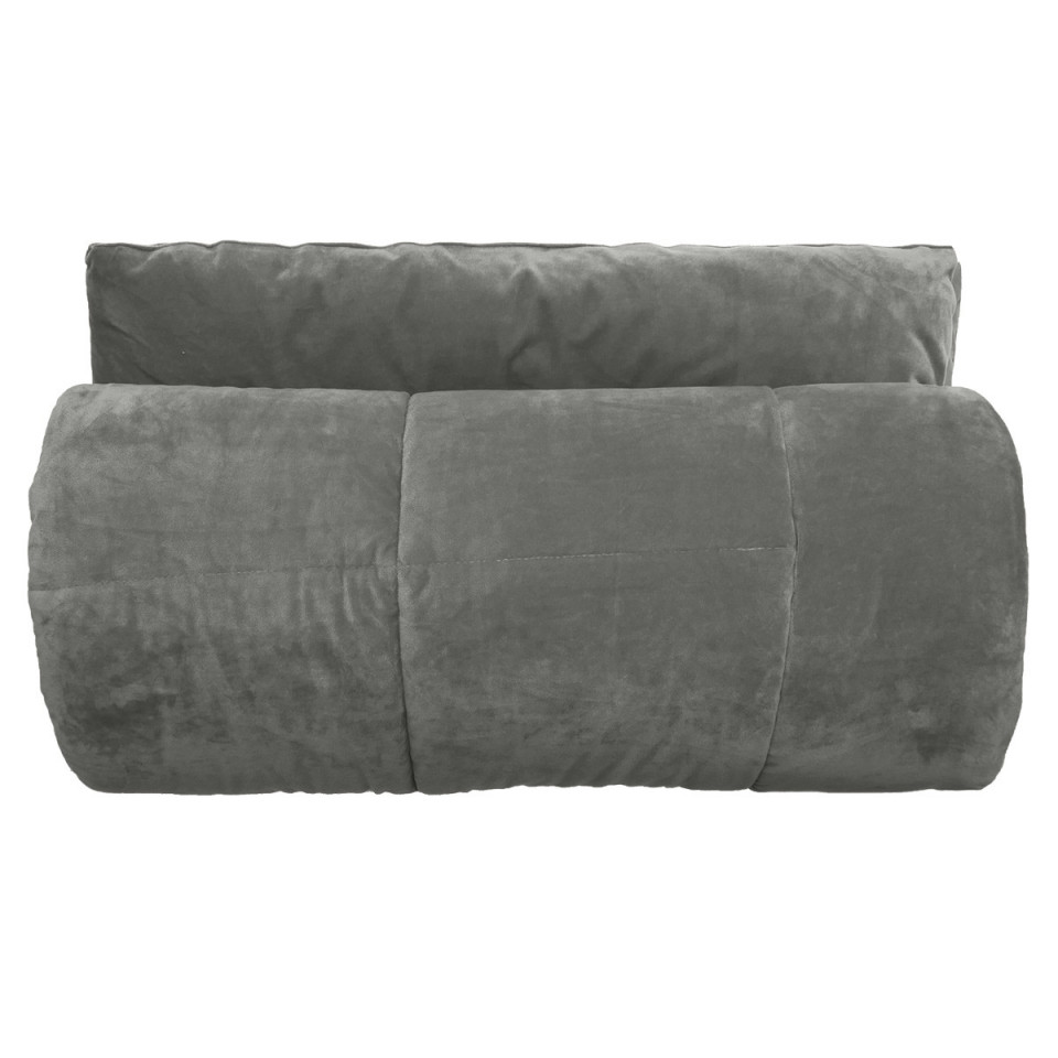 Couvre Lit MOKI en Velours Matelassé Doublé Microfibre Couleur:Bison 