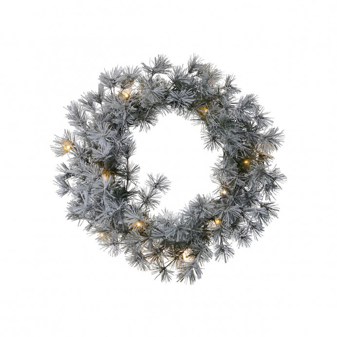 Couronne de Noël Neige Lumineuse ALFI LED ø45cm 