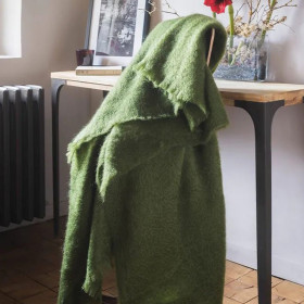 Plaid 100% Mohair Uni