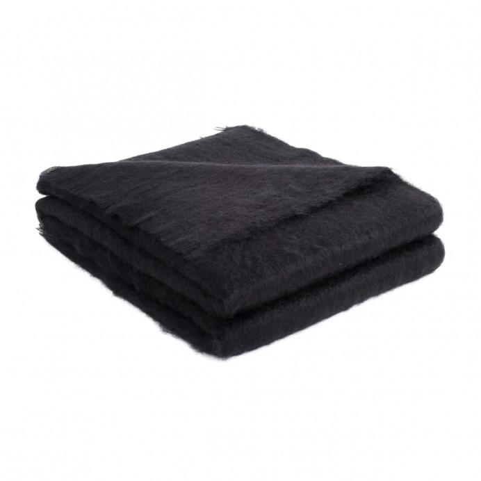 Brun de Vian-Tiran Plaid 100% Mohair Uni