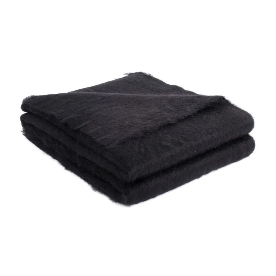 Plaid 100% Mohair Uni