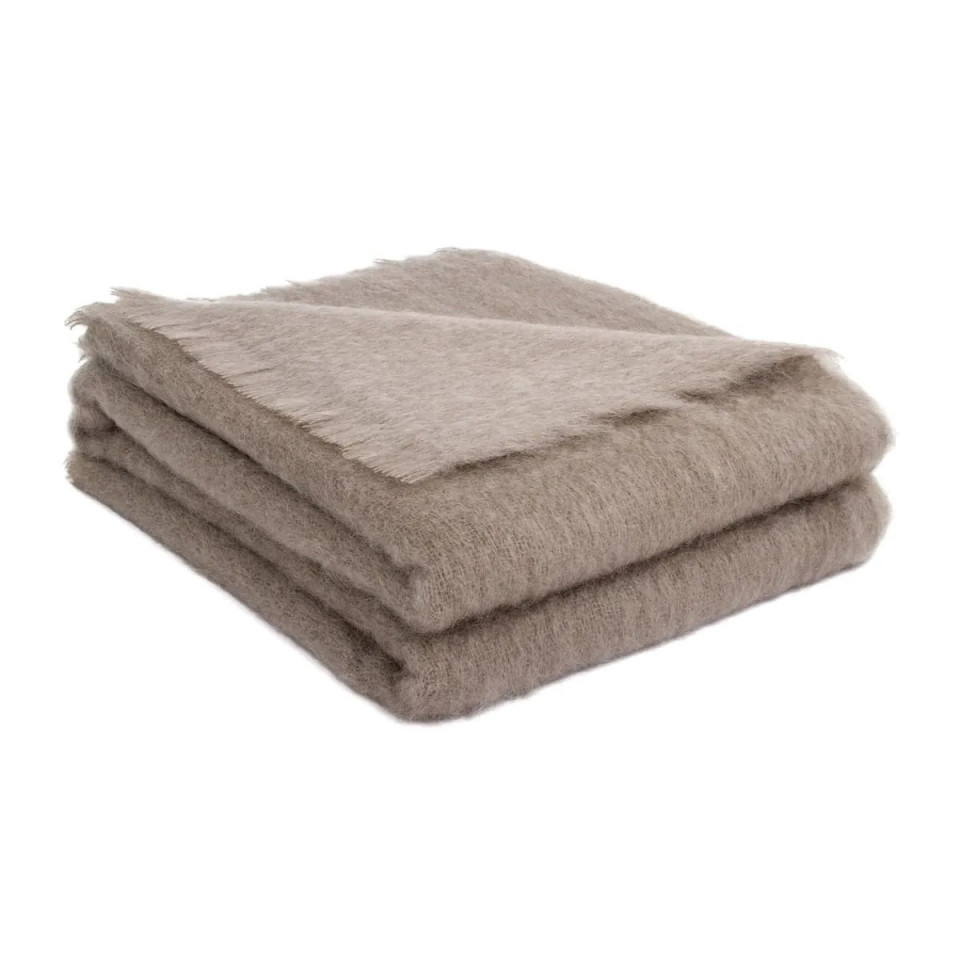 Plaid 100% Mohair Uni