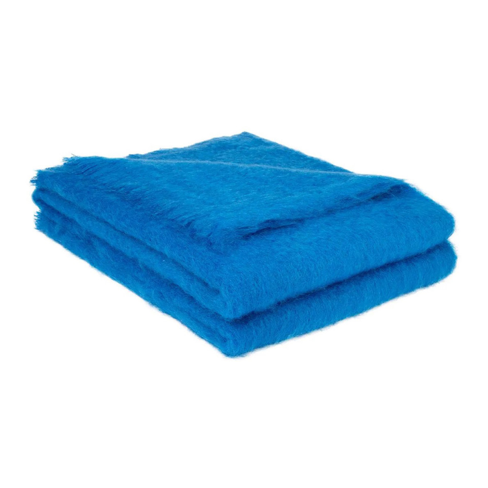 Plaid 100% Mohair Uni