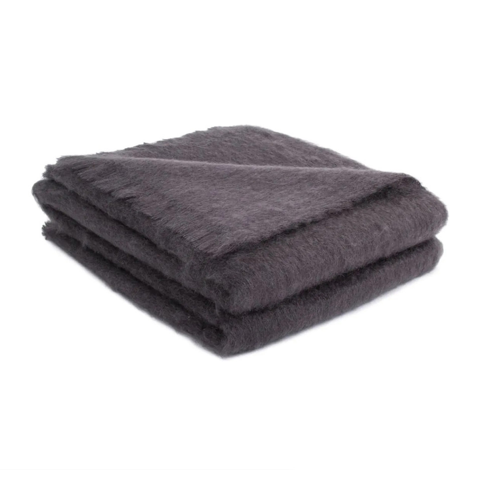 Plaid 100% Mohair Uni
