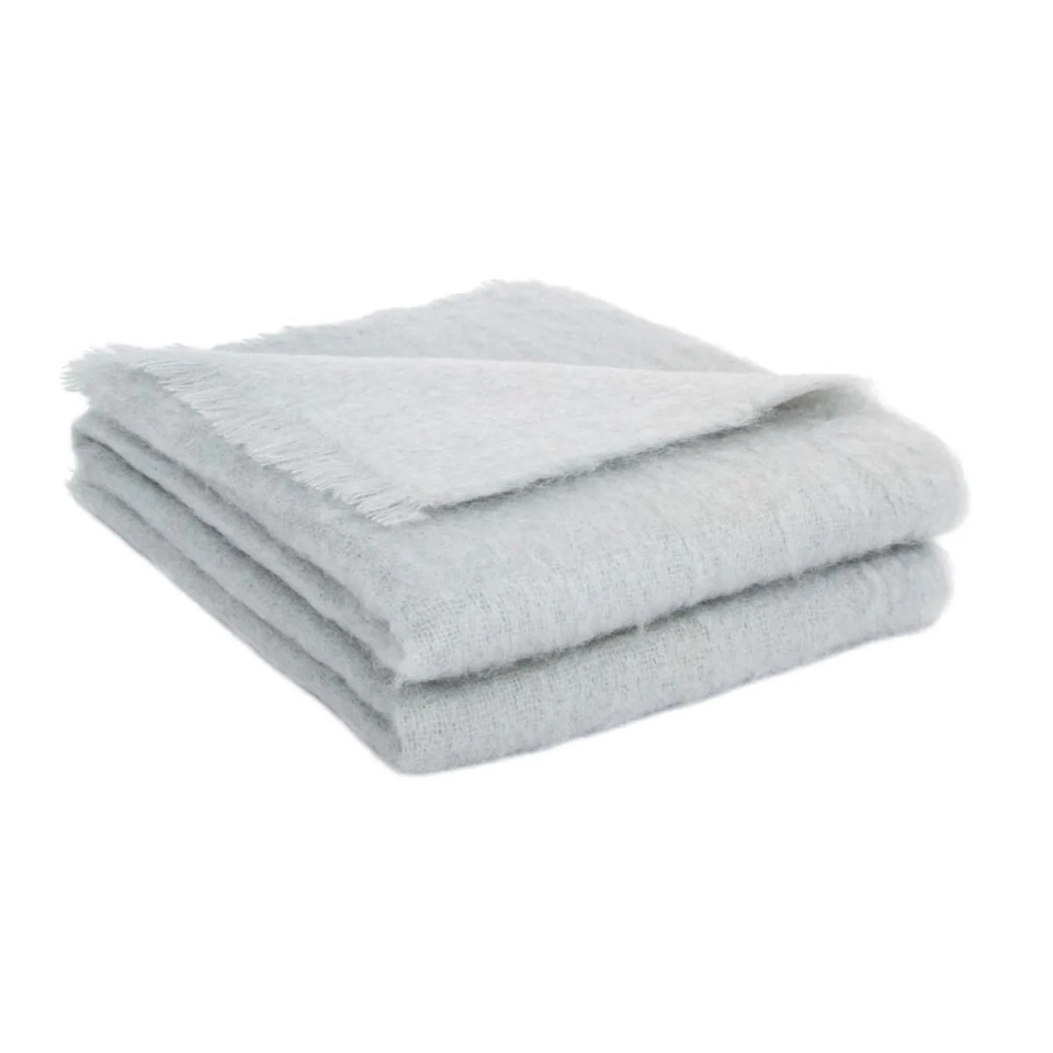 Plaid 100% Mohair Uni