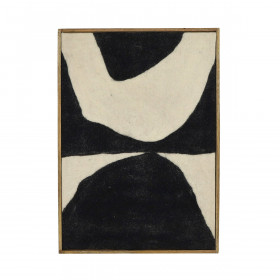 Toile WOOLY avec Cadre Bois - POMAX