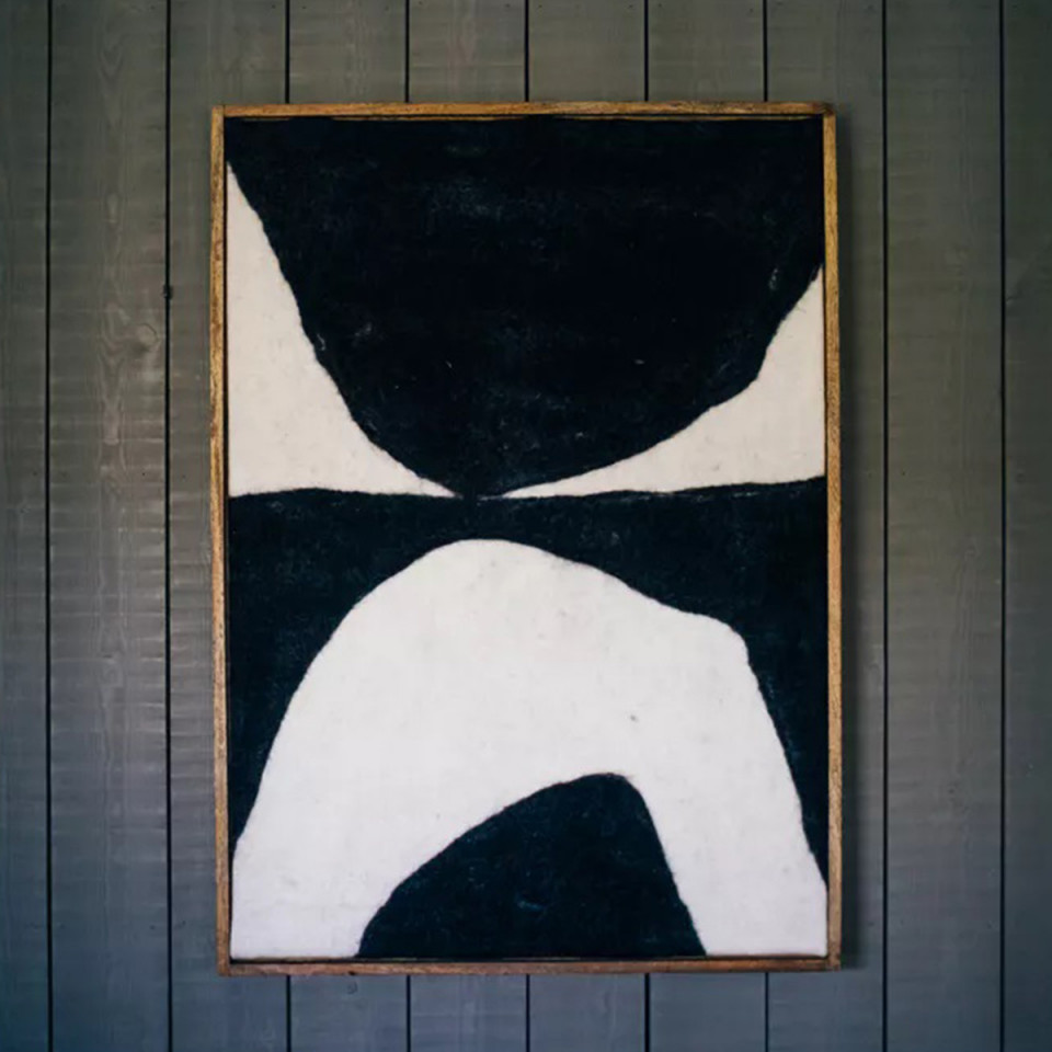 Toile WOOLY avec Cadre Bois - POMAX