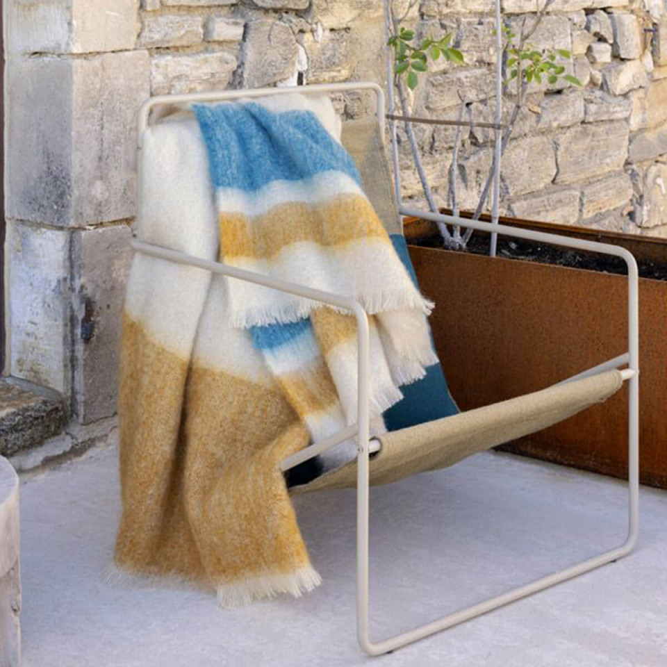 Plaid 100% Mohair Dessins