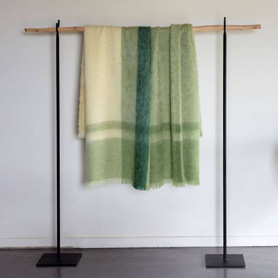 Plaid 100% Mohair Dessins