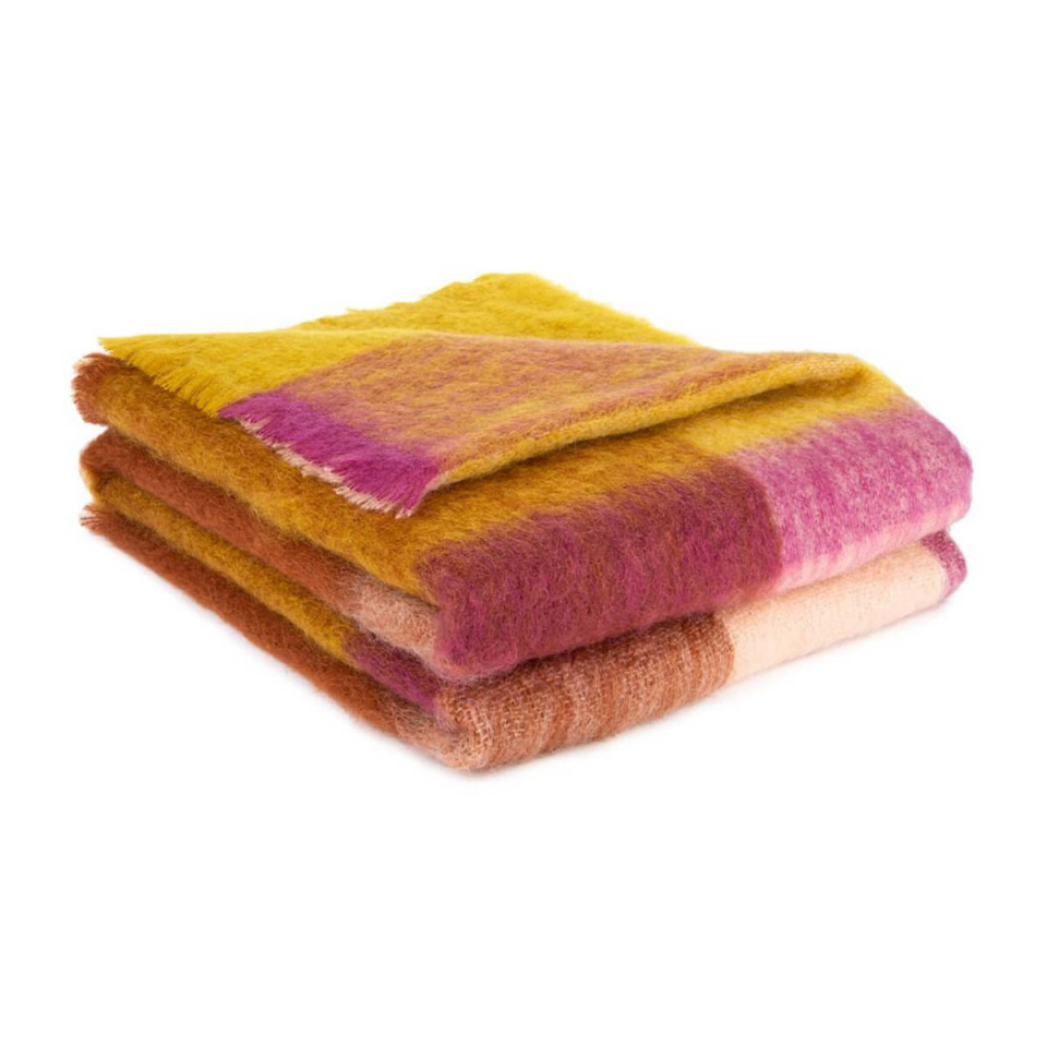Plaid 100% Mohair Dessins