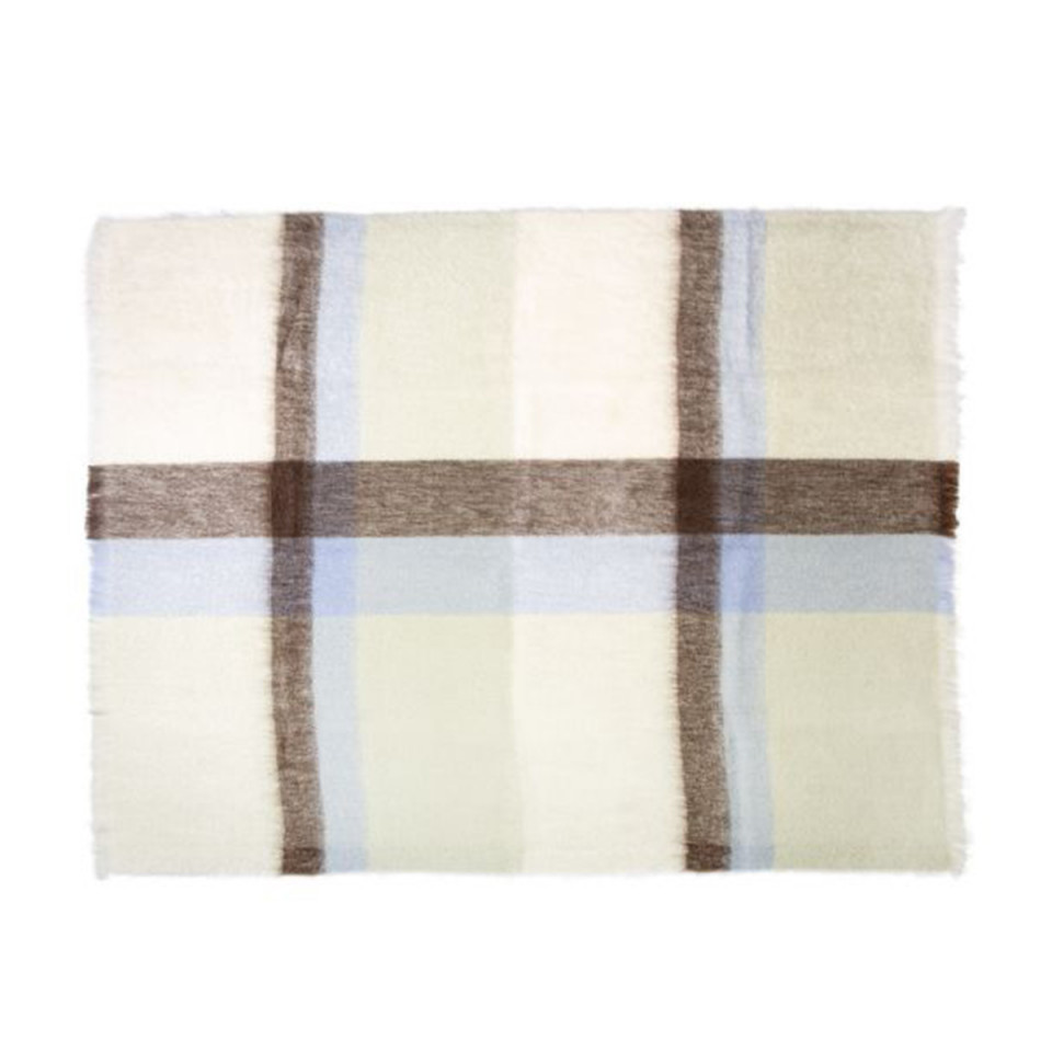 Plaid 100% Mohair Dessins