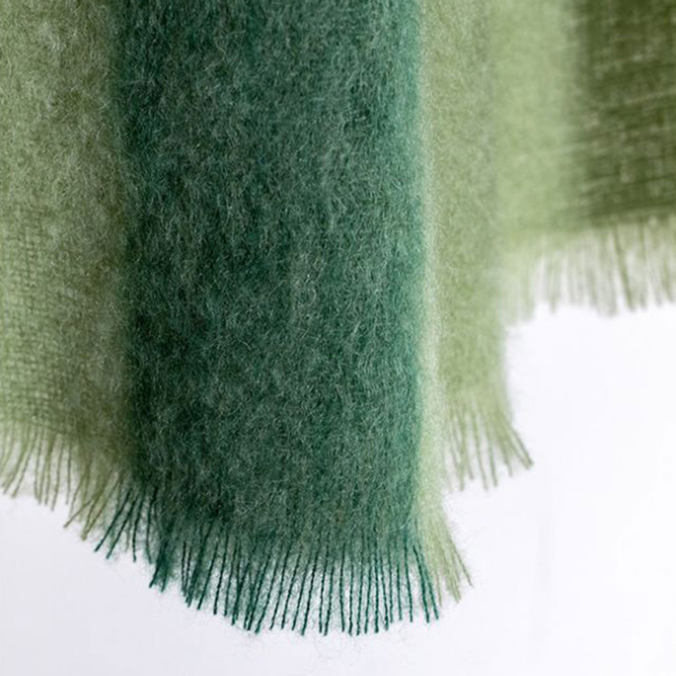 Plaid 100% Mohair Dessins