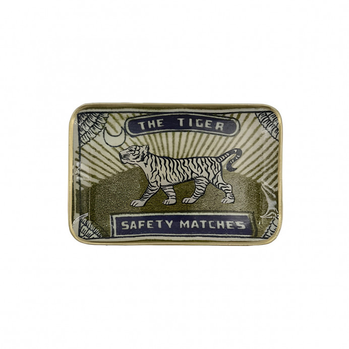 Plateau SOLO SAFETY MATCHES en Aluminium Emaillé 