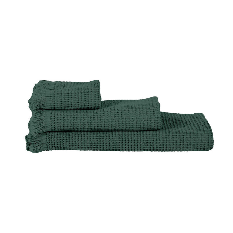 Serviette de Bain Éponge TIMOR 100% Coton Nid d'Abeille - HARMONY HAOMY