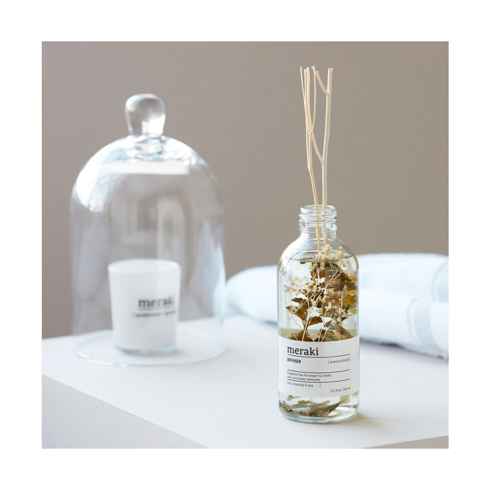 Diffuseur Parfum d'Ambiance Verbena Drizzle 240ml Meraki