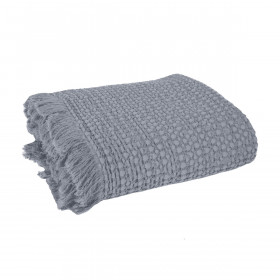 Couvre-lit et Plaid TEMPO en Coton Nid d'Abeille  