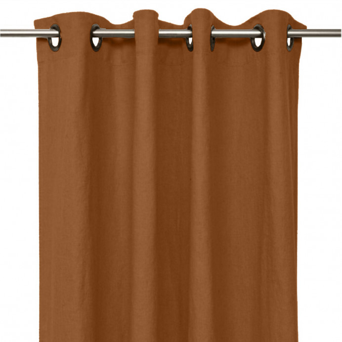 Harmony Textile - Haomy Rideaux à Oeillets PORTICCIO en Lin Lavé - ...