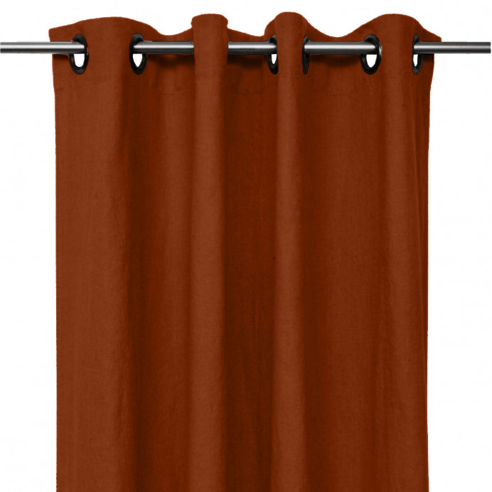 Harmony Textile - Haomy Rideaux à Oeillets PORTICCIO en Lin Lavé - ...
