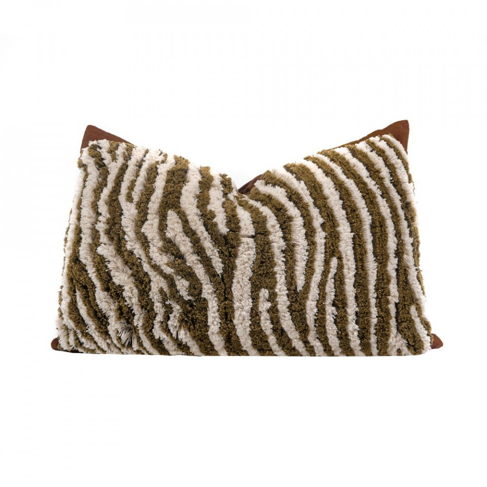 Coussin réversible ABBY 40X60 - Motif ZEBRA