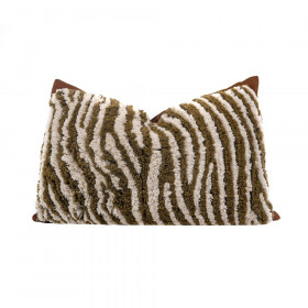 Coussin réversible ABBY 40X60 - Motif ZEBRA