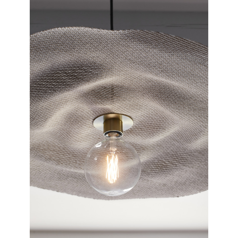 Suspension Lin Naturel RIVAGE - Diam. 58cm