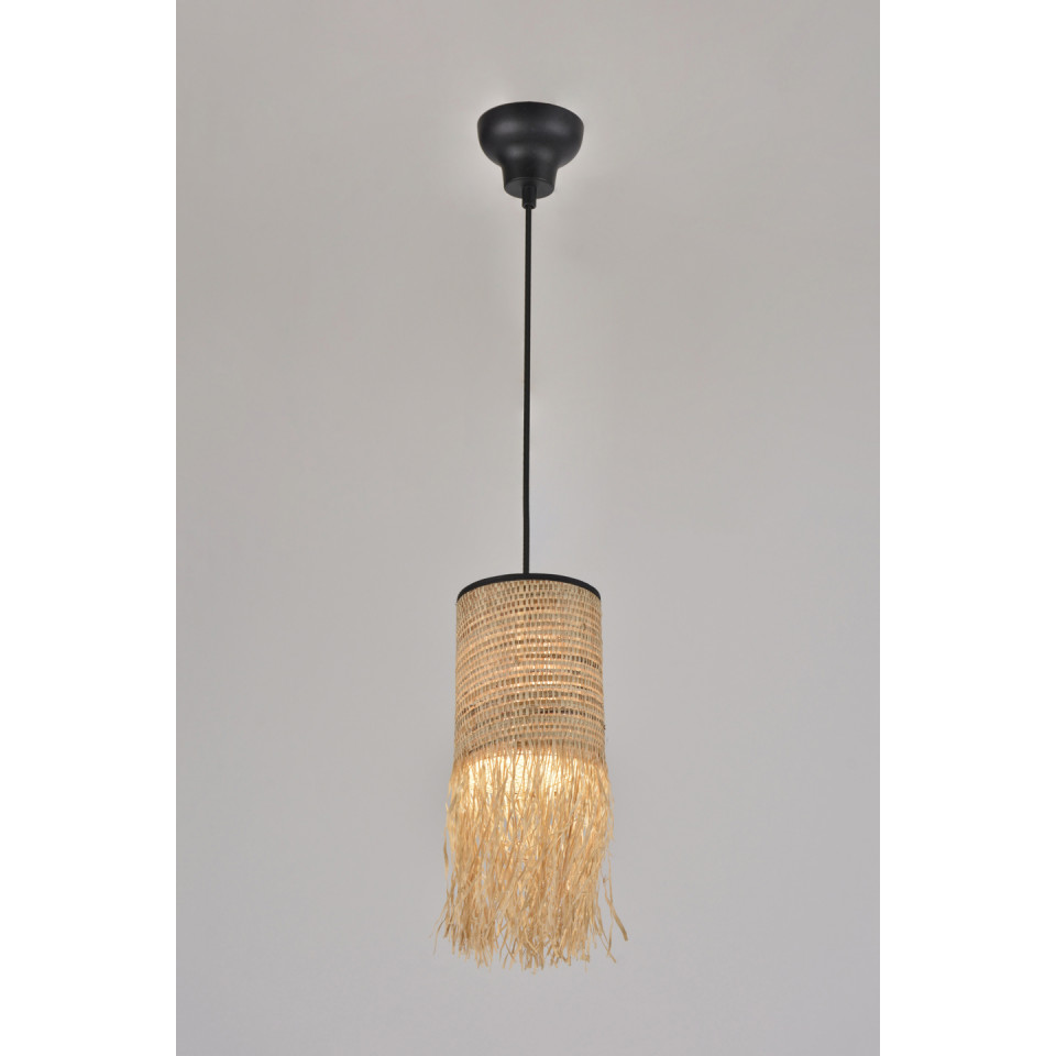 Suspension Métal et Bana FORMENTERA 1L - Diam. 13cm