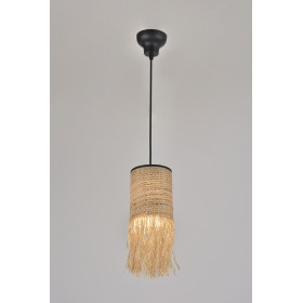 Suspension Métal et Bana FORMENTERA 1L - Diam. 13cm
