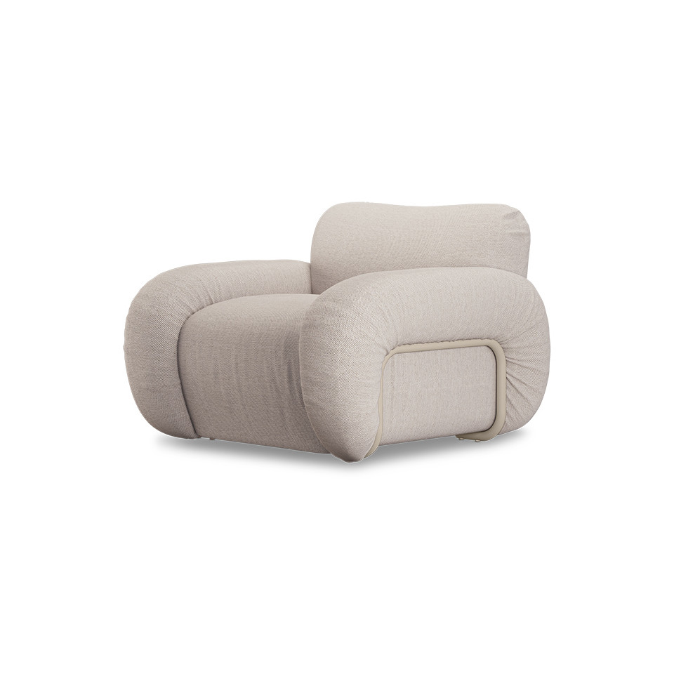 Fauteuil lounge Arc - cosy beige