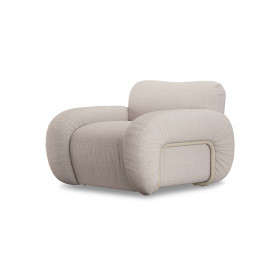 Fauteuil lounge Arc - cosy beige