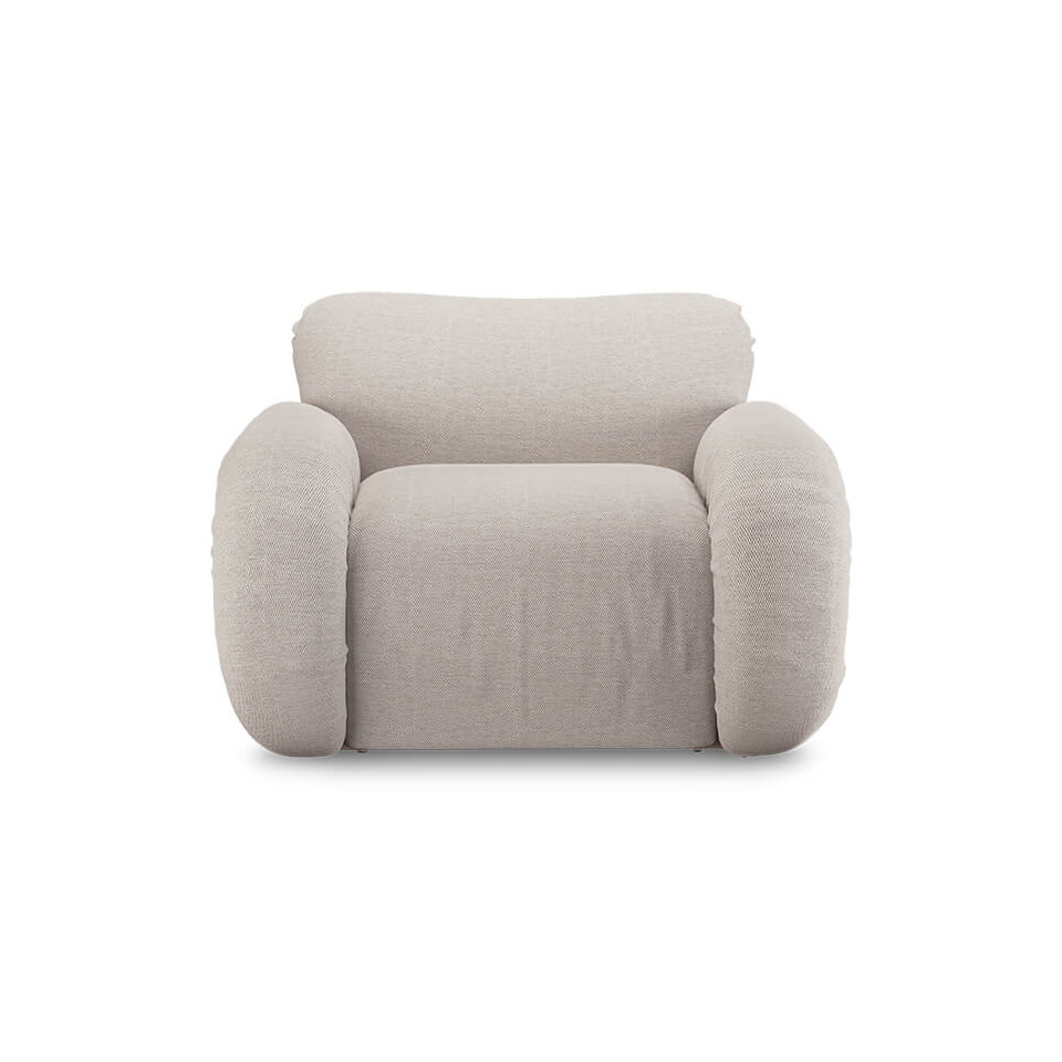 Fauteuil lounge Arc - cosy beige